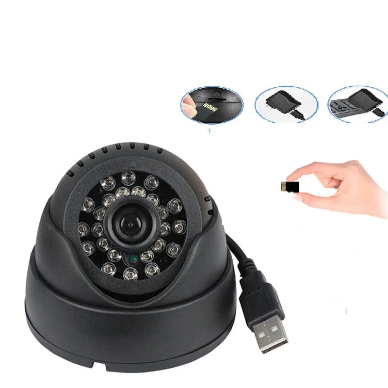 Usb Dome Surveillance Security Cctv Camera Mini Video P2P Home Digital