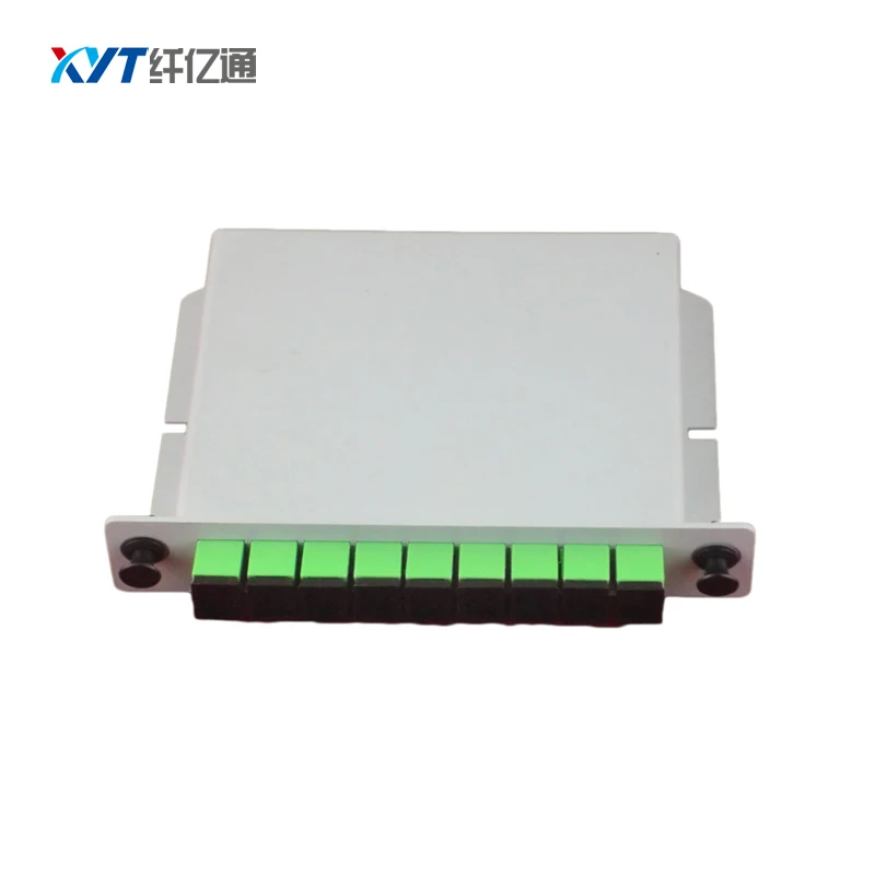 

10pcs/lot 1x8 Inserting PLC Splitter Module SC Connector Fiber Optic Splitter