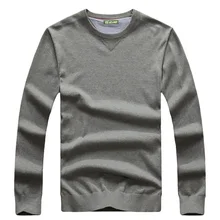 Env мужской st, модный мужской осенний плотный свитер с круглым вырезом для отдыха, приталенный вязаный Однотонный мужской теплый пуловер, свитера