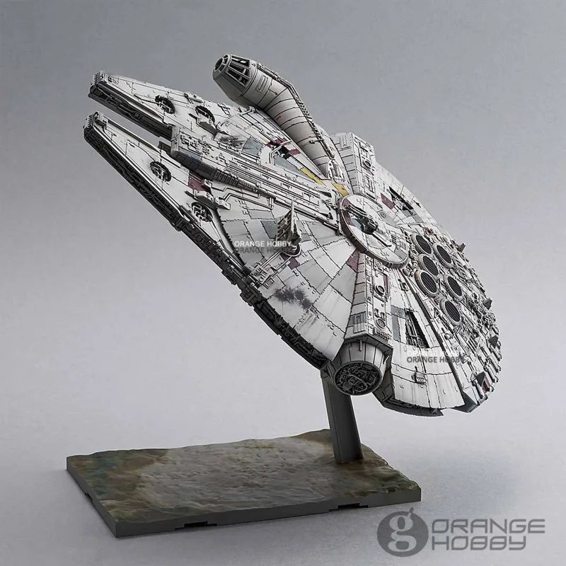 OHS Bandai Звездные войны 1/144 Сокол Миллениум TLJ Ver. Шкала сборки наборы пластиковых моделей