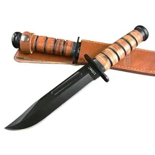 DuoClang толстые лезвия военные тактические ножи 440 Сталь высокопрочный охотничий нож с фиксированным лезвием для выживания в дикой природе