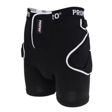 Лыжные набедренные мягкие короткие штаны Защитное снаряжение защитные ударные шорты для лыжи коньки сноуборд черные для женщин и мужчин