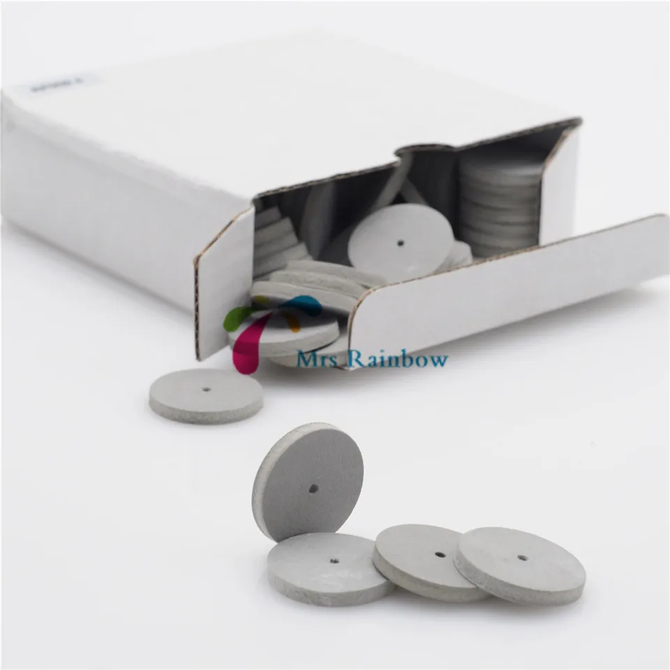 

200/Pcs Dental Assorted Polishing Wheels Burs Silicone Polishers Dentist Lab Accessiores Tools 22mm