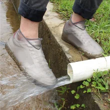 Удобные силиконовые галоши Многоразовые водонепроницаемые чехлы для обуви непромокаемые сапоги Нескользящие Чехлы LXY9