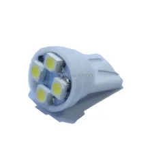 1000 шт. автомобиля LED авто светодиод w5w 194 4SMD T10 4 светодиодный 4 светодиодный smd 3528 1210 клиновые лампочки Автомобильный боковой индикатор Подсветка регистрационного номера
