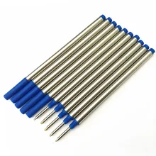 10 шт. высокое качество синие черные чернила Заправка для ролика Шариковая ручка сменный заправка канцелярские принадлежности Школьные поставщики