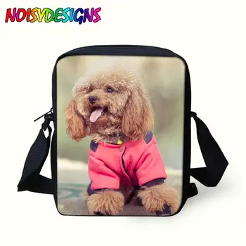 

Poodle Dog Messenger Bags for Kindergarten Crossbody Bags Boys Girls Mini Shoulder Bag Cross Body Satchel back to school