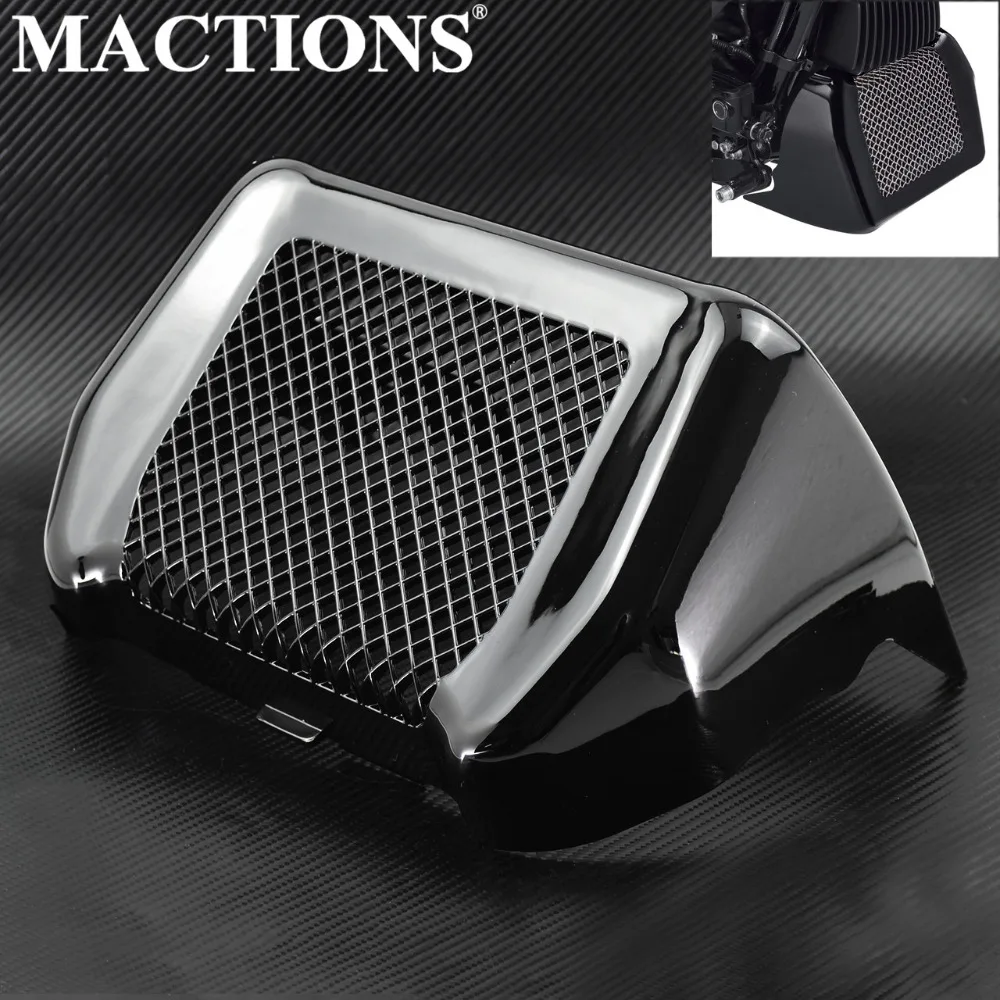 Kit de couvercle de refroidisseur d'huile pour moto avec support, pour Harley Touring Road King Street slide freeewheeler FLHXS FLTRX FLHR 2016-2017