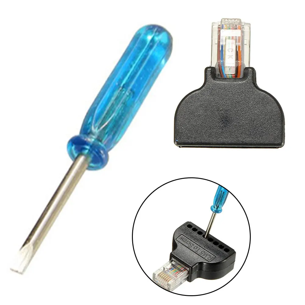 1 шт RJ45 Ethernet между до 8 Pin AV Винтовая клемма адаптер конвертер| |