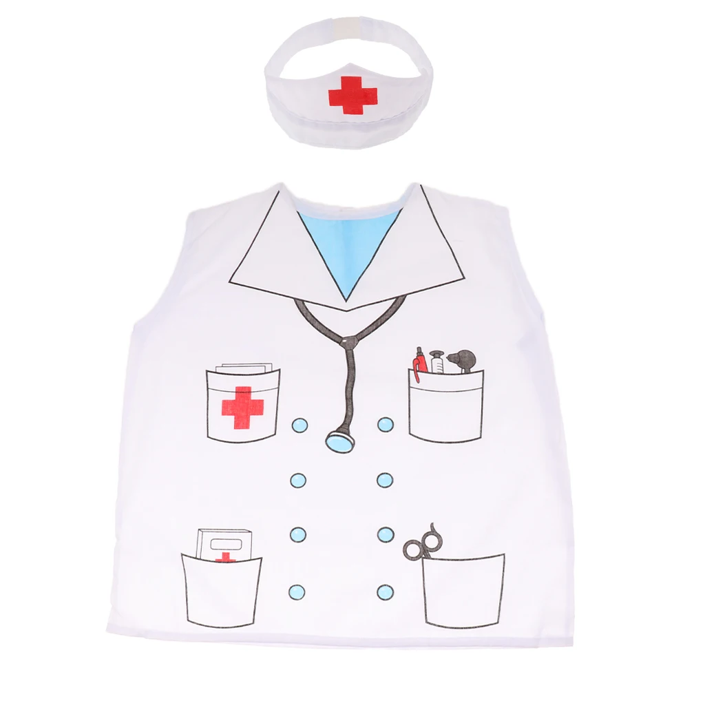 High quality Kindergarten Performance Props Role-Playing Costumes for pretend play  Doctor Occupations toys