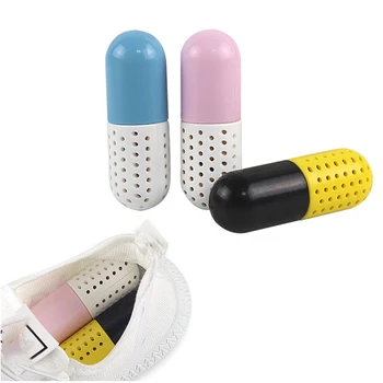 

1PC Household Capsule Shape Odor Germs Closet Shoe Deodorizer Smell Remover Air Purifying Sneakers Dryer Steriliser Eliminator