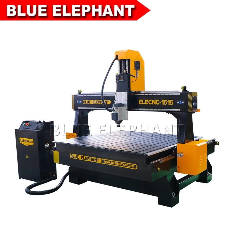 

1515 cnc router Italy HSD air cooling spindle Newest model cnc wood carving machine factory with high Z limit