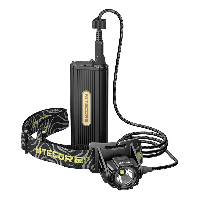 Nitecore HC70 1000 люмен перезаряжаемый налобный фонарь с 2x18650 внешними аккумуляторами водонепроницаемый светильник