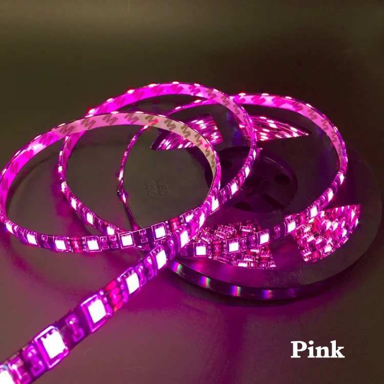 12 В постоянного тока Светодиодная лента 5050 SMD 60 светодиодов/м черная печатная