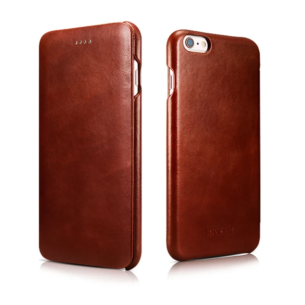 Оригинальные ICARER Премиум Натуральная кожа высокого класса винтажные Чехлы С Откидывающейся Крышкой для iPhone 6 6s 4,7 дюймов