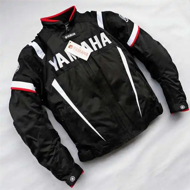 Moto GP Racing Winter Jacket With Protector For YAMAHA M1 Team Motorcycle Clothing