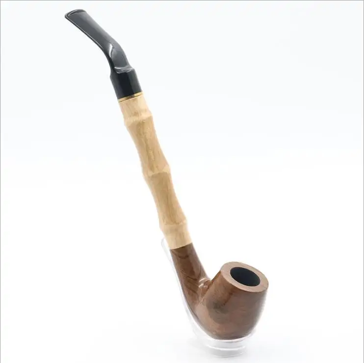 

Red sandalwood bamboo exquisite long pipe filter mouthpiece accessories wholesale curved vintage portable smoking Report
