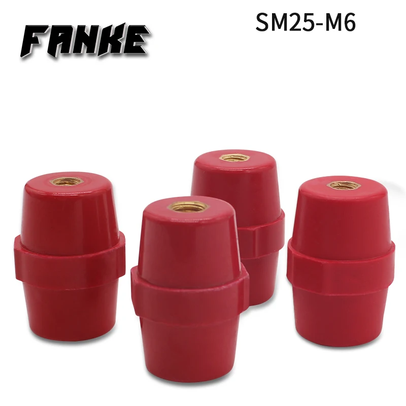 

SM25-M6 Fusiform Insulators apply to High and low voltage distribution cabinet Outdoor distribution box