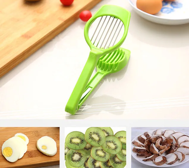 Y182 слайсер для яиц, грибов, фруктов с длинной ручкой, секатор для яиц, фруктов, кухонные аксессуары, кухонный инструмент для приготовления пищи