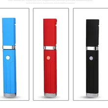 Новая помада селфи палка подарок нержавеющая сталь мини провод управление мобильный телефон селфи палка 002