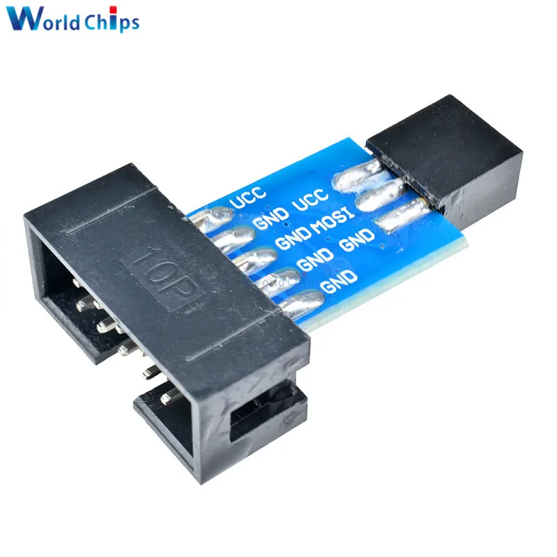 10 контактная 6 плата адаптера для AVRISP MKII USBASP STK500 35 мм x 20 отличное качество|usb board|board