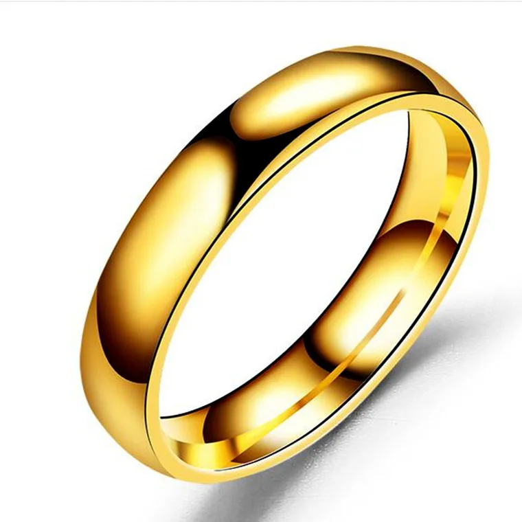 SIZZZ Новая мода нержавеющая сталь 4 цвета кольца для мужчин и женщин палец кольцо ювелирные изделия