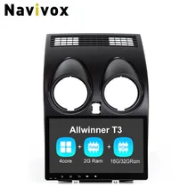 Navivox 9” 2 din Android 7.1.1 Car GPS Navigation Stereo Audio Player For Qashqai RAM2G+ROM32G Car Radio GPS Navigation