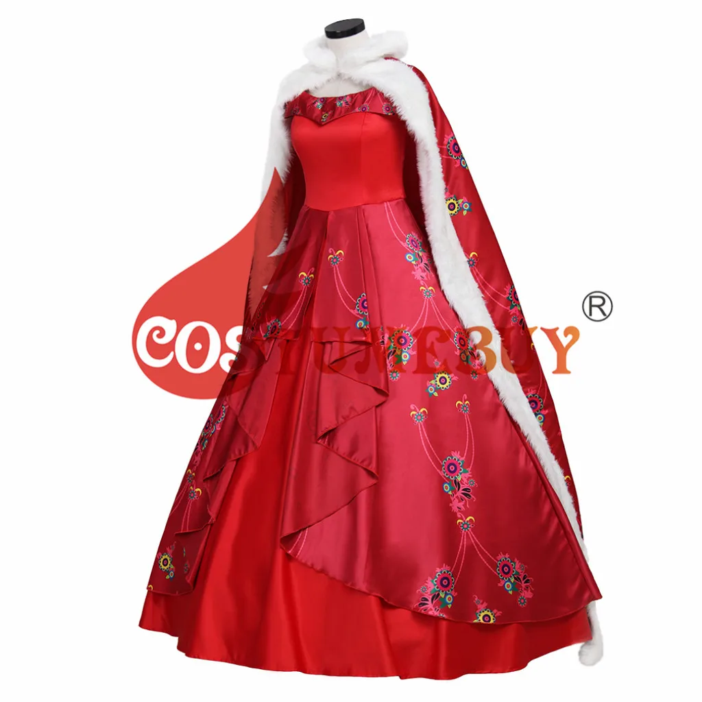 Costumebuy Elena of Avalor принцесса Елена Косплей Костюм женский бальный наряд с накидкой disfraz Mujer вечерние изготовленный на заказ костюм для Хэллоуина