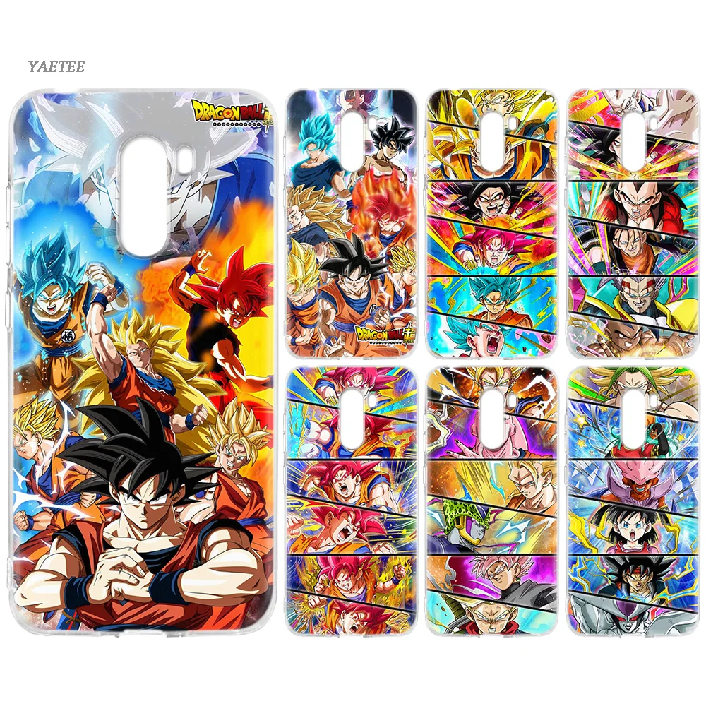 

Super Dragon Ball Goku Soft TPU Protect Case For Xiaomi Redmi Note 7 6 Pro 5 4 4X Xiomi Mi S2 A2 Lite 9 8 Mix 3 F1 Cover Coque