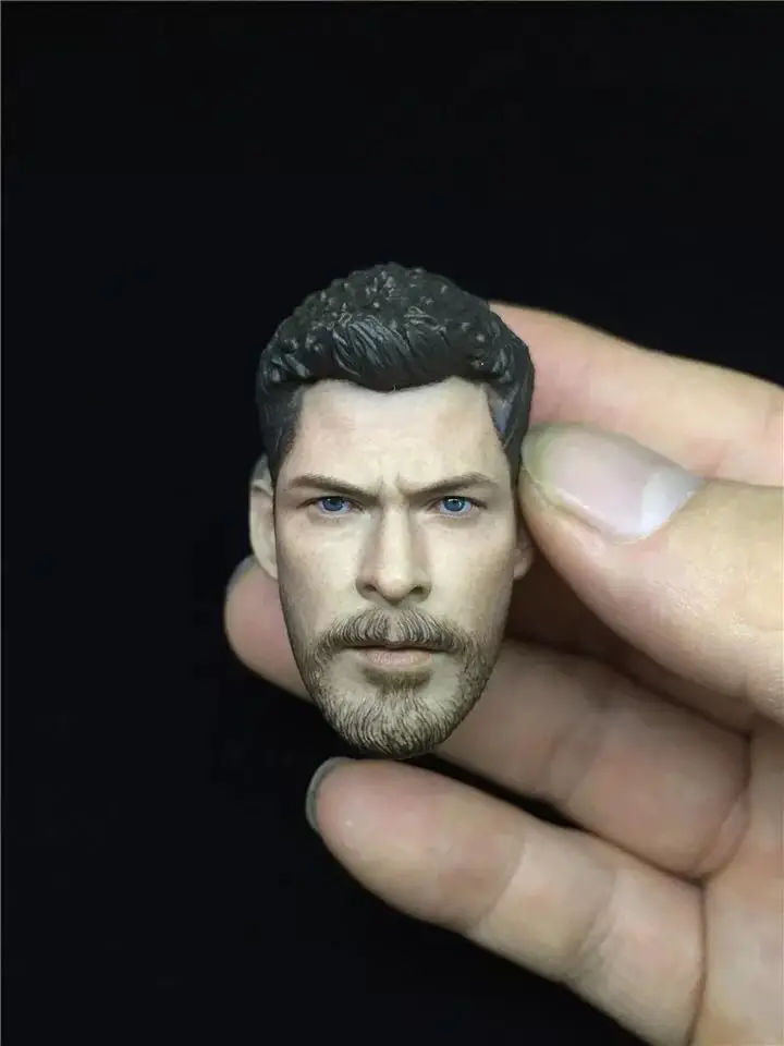 

Custom 1/6 Thor Odinson Head Sculpt The Avengers 3 Ragnarok for hot toys Phicen Collection