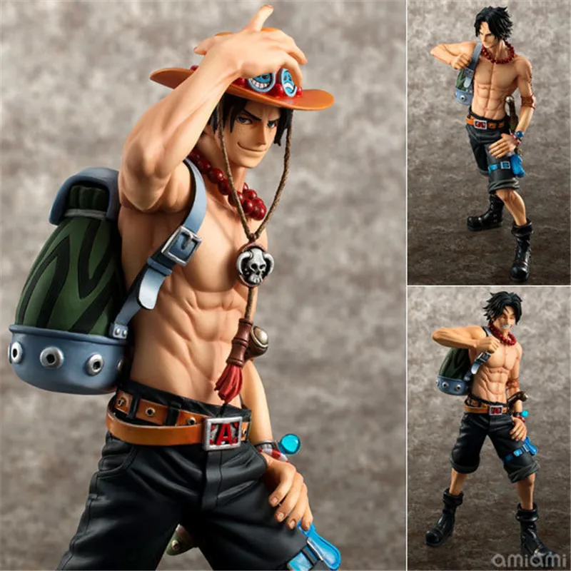 

One Piece 10th Anniversary Special Edition Fire Fist Portgas D Ace Exquisite PVC Birthday Gift 9Inches Action Figure Toy Z83
