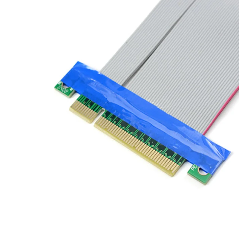 Riser PCI-E PCIE PCI Express 8X/16X Extender Card с адаптером питания Molex IDE и ленточным кабелем 20 см XR649 |