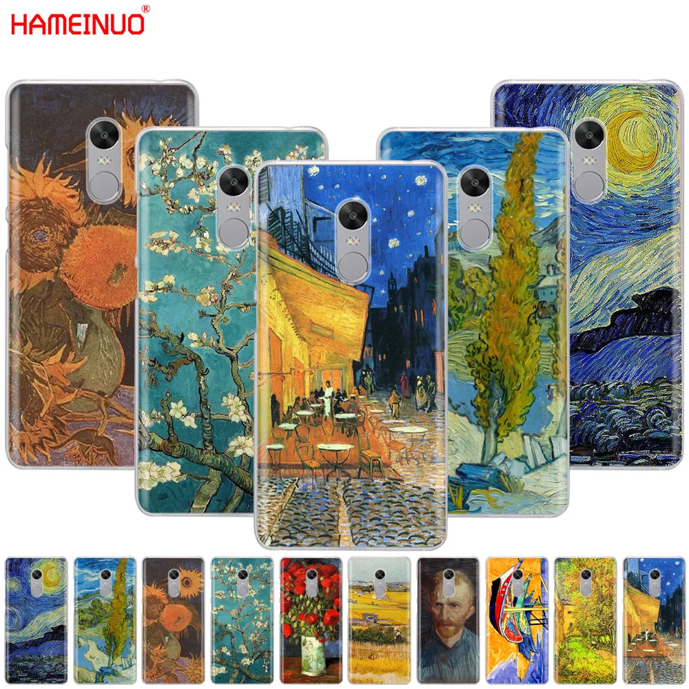 

HAMEINUO Renaissance Van Gogh oil painting Cover phone Case for Xiaomi redmi 5 4 1 1s 2 3 3s pro PLUS redmi note 4 4X 4A 5A