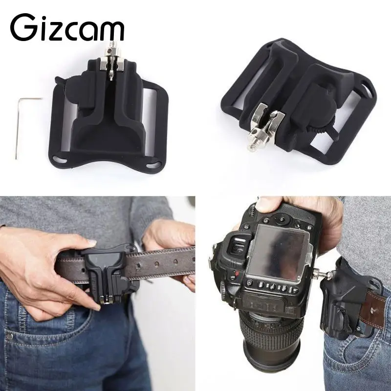 Чехол для Камеры Gizcam с быстрой загрузкой поясной ремень пряжкой аксессуары DSLR
