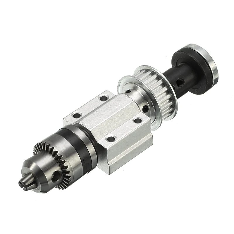 

Unpowered DIY Woodworking Cutting Grinding Spindle Trimming Belt B10/JTO Drill Chuck Set Small Lathe Accessories For Table Saw