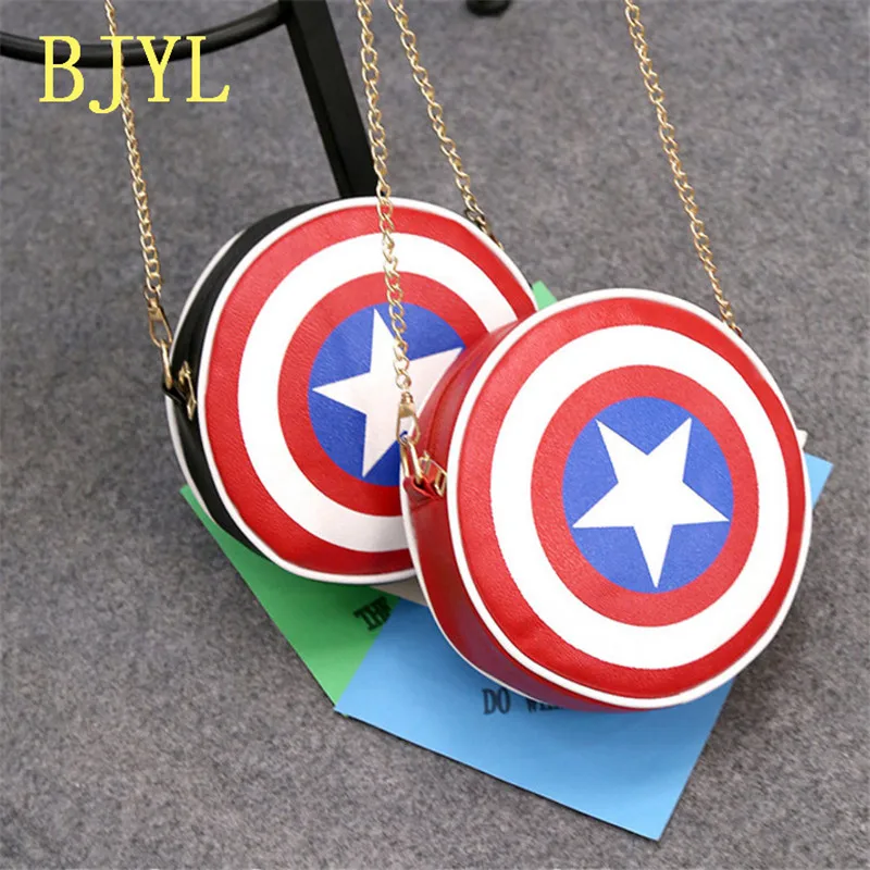 

Women Shoulder Handbag Messenger Bag for Avengers Captain America Shoulder Bags Cosplay version Steve Rogers Prop