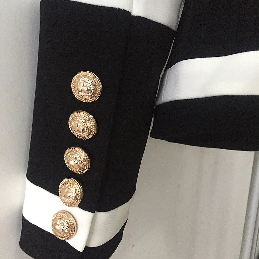 New 2018 spring autumn women blazers coat Fashion classic double breasted Jackets OL short coat D116