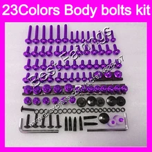 ZZR-250 ZZR carenagem parafusos kit parafuso completo Para KAWASAKI NINJA 250 90 91 92 93 94 ZZR250 95 96 97 98 99 Corpo Completo parafusos Nozes