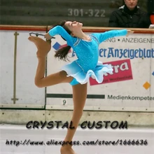 Фигурное катание Платье для Обувь для девочек изящные бренд Катание на коньках Платья для женщин для Конкуренции Индивидуальные dr3922