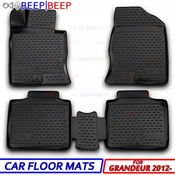 

For Hyundai Grandeur 2013- car floot mats carpets auto floor dustproof skidproof car styling interior decoration