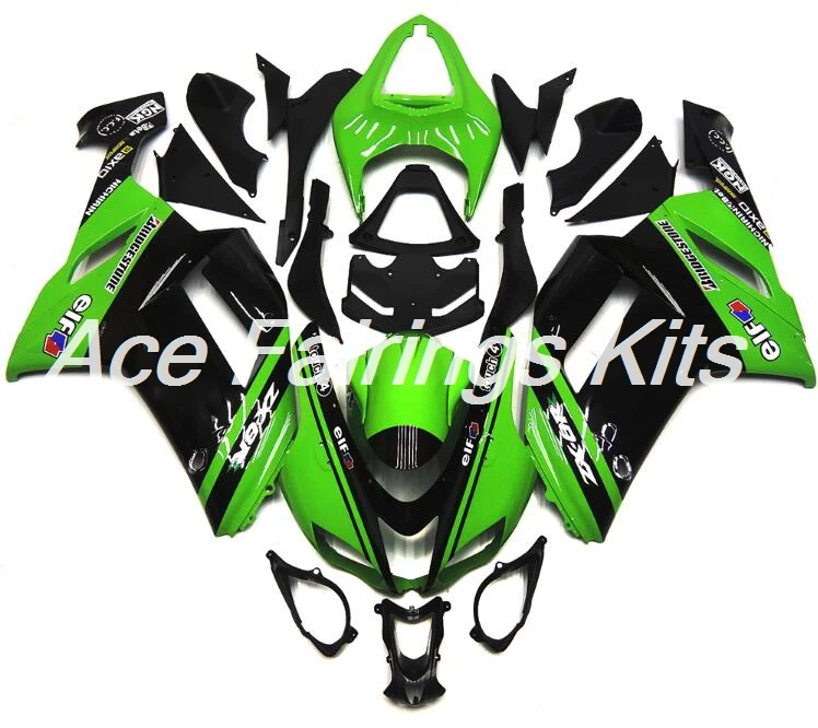 

New Abs Motorcycle Fairings Kit Fit for kawasaki Ninja ZX6R 636 2007 2008 07 08 6R ZX-6R Bodywork custom Green elf