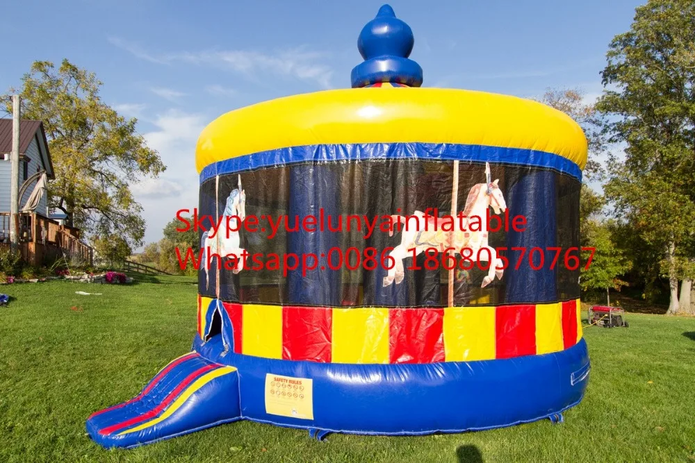 inflatable castle with slide