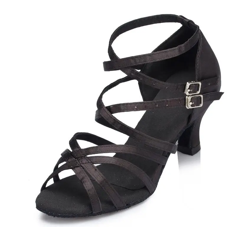 black heel 6cm IDancing бальных танцев обувь женские Вечерние обувь танцевальная обувь Салас осенние и зимние обувь Мягкая и Лучшая цена - Цвет: black heel 6cm