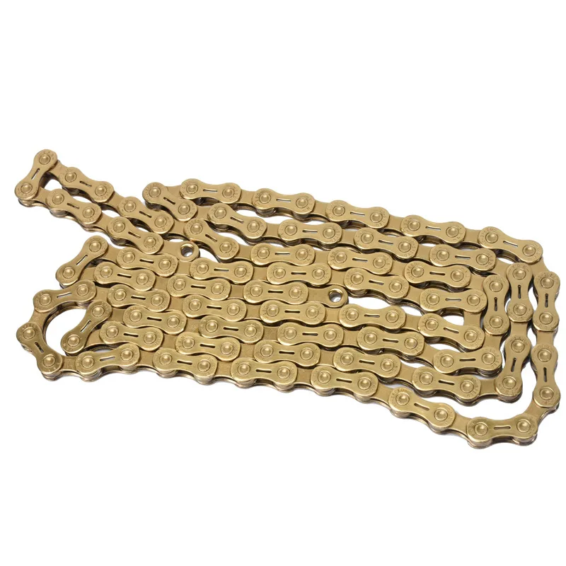 Perfect YBN bicycle chain GH10-TIG golden half hollow MTB bike chains 10 speed 116 link 279g ultralight mountain road bike Parts 4 Perfect YBN bicycle chain GH10-TIG golden half hollow MTB bike chains 10 speed 116 link 279g ultralight mountain road bike Parts 4