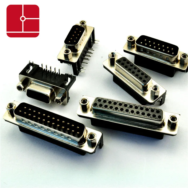 DR9/DR15/DR25 RS232 разъем последовательный порт для 90 o DR25 мужской женский изгиб ножной