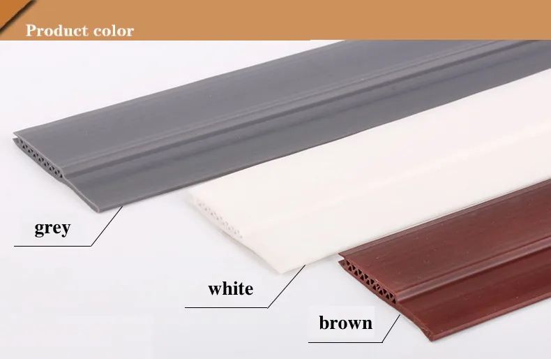 de tração acústica, selos transparentes de limiar 45x1200mm