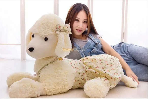 Fancytrader Hot Sale 35'' 90cm Lovely Stuffed Soft Huge Poodle Toy, Nice Gift for Child and Decoration Dolls, Free Shipping FT50061(4)