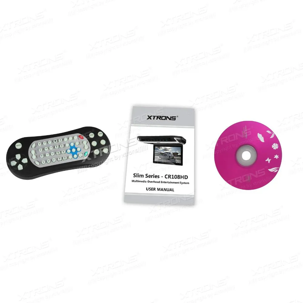 Clearance 10" Flip Down Car DVD Car Roof DVD Roof Monitor Car DVD with Built-in HDMI Port & Sleek/Elegant Touch Panel Design 5