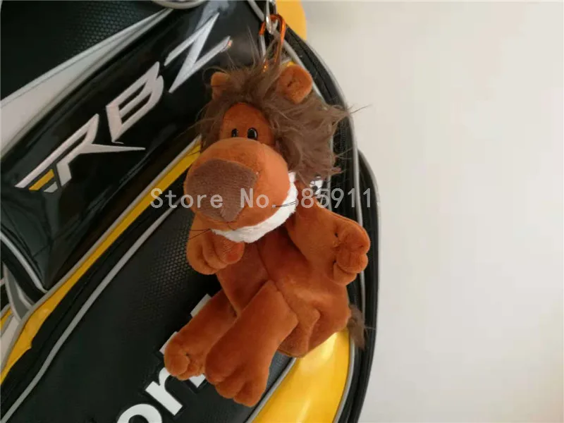 

Jungle Animal Lovely Lion Small Golf Ball Bags Pack 5-7pcs Balls Or Tees Keys Marks Funny Zipper Golf Hang Bags 2 Colors