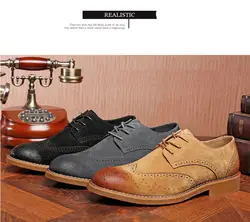 Обувь- Лидер продаж дышащий платье Бизнес обувь мужские ботинки на плоской подошве для черный Для мужчин модные на шнуровке красный
